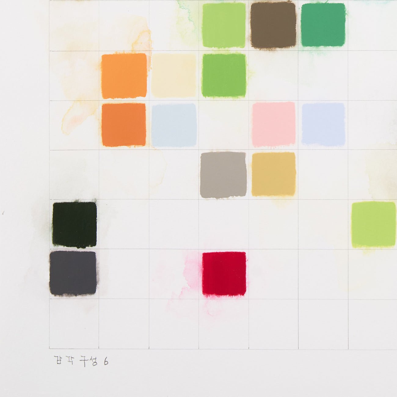 Sinnliche Komposition 6 - Kyong Lee - Abstract Painting - Ideelart