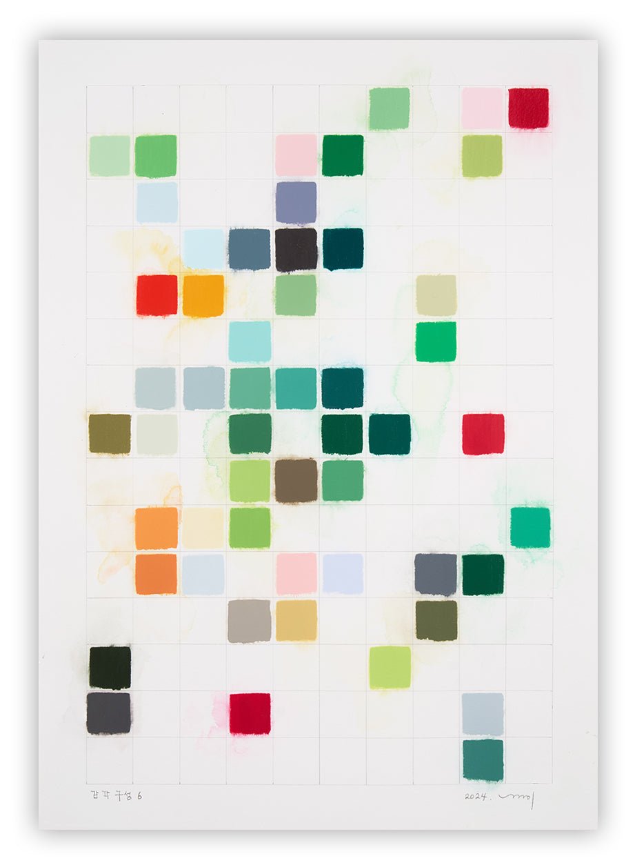 Sinnliche Komposition 6 - Kyong Lee - Abstract Painting - Ideelart