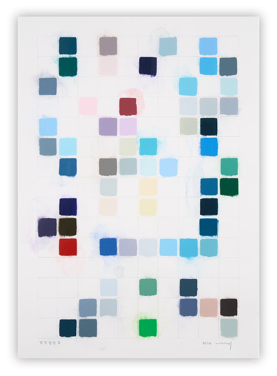 Sinnliche Komposition 7 - Kyong Lee - Abstract Painting - Ideelart