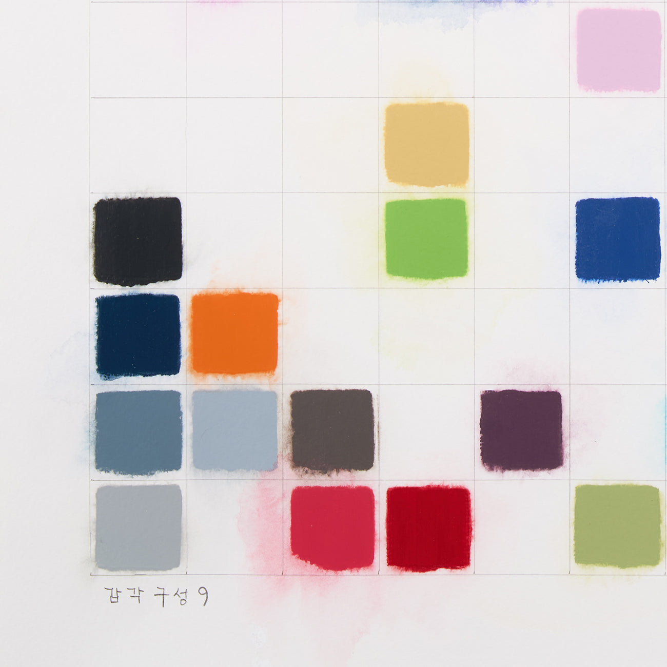 Sinnliche Komposition 9 - Kyong Lee - Abstract Painting - Ideelart