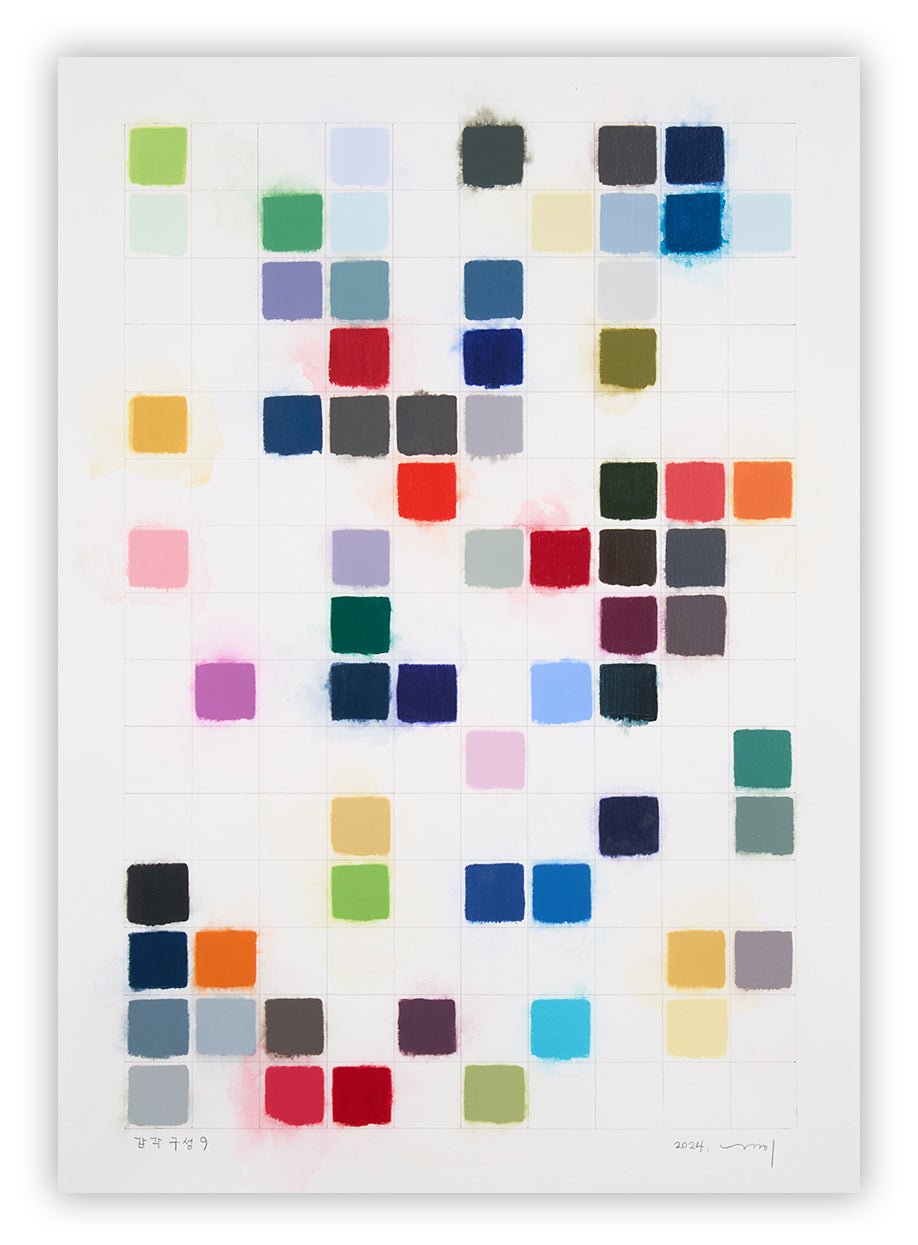 Sinnliche Komposition 9 - Kyong Lee - Abstract Painting - Ideelart