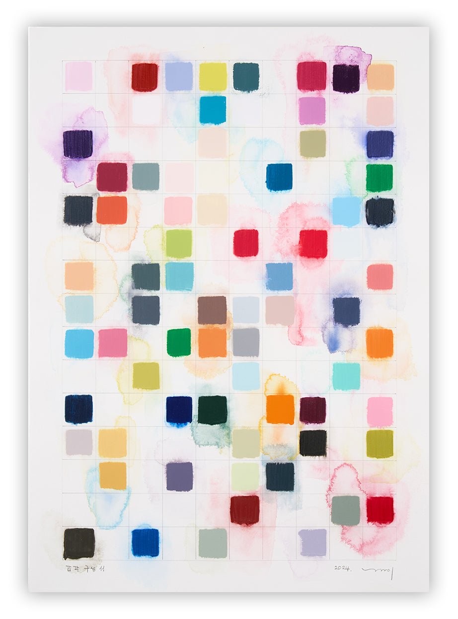 Sinnliche Komposition 11 - Kyong Lee - Abstract Painting - Ideelart