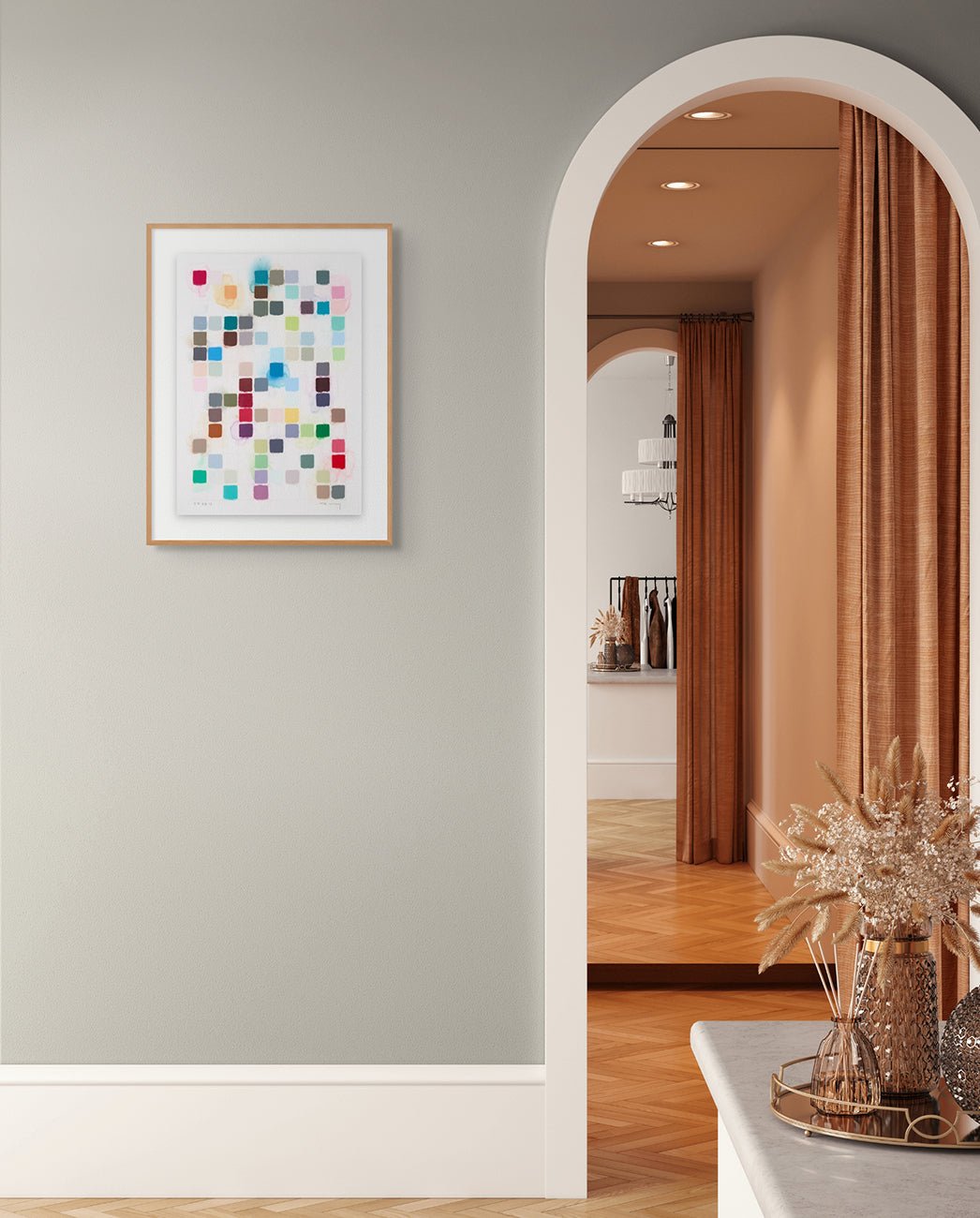 Sinnliche Komposition 13 - Kyong Lee - Abstract Painting - Ideelart