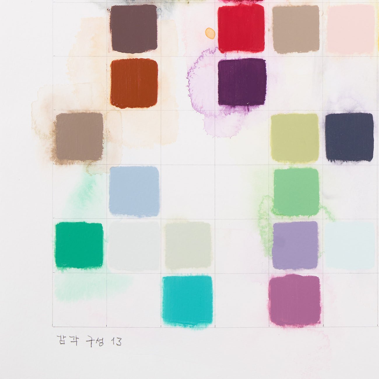 Sinnliche Komposition 13 - Kyong Lee - Abstract Painting - Ideelart