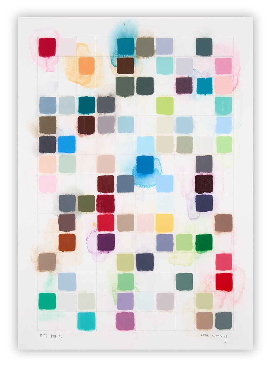 Sinnliche Komposition 13 - Kyong Lee - Abstract Painting - Ideelart