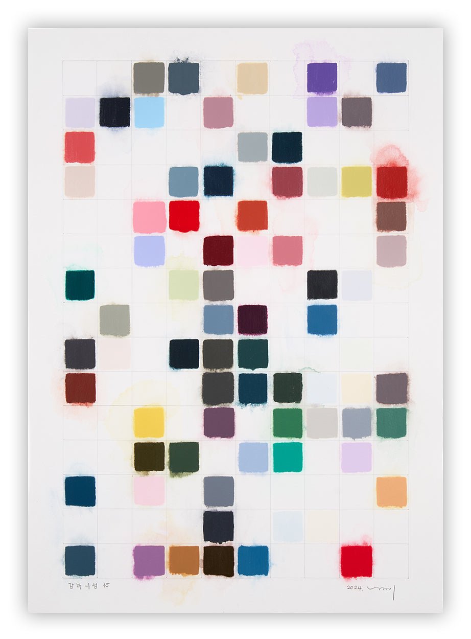 Sinnliche Komposition 15 - Kyong Lee - Abstract Painting - Ideelart