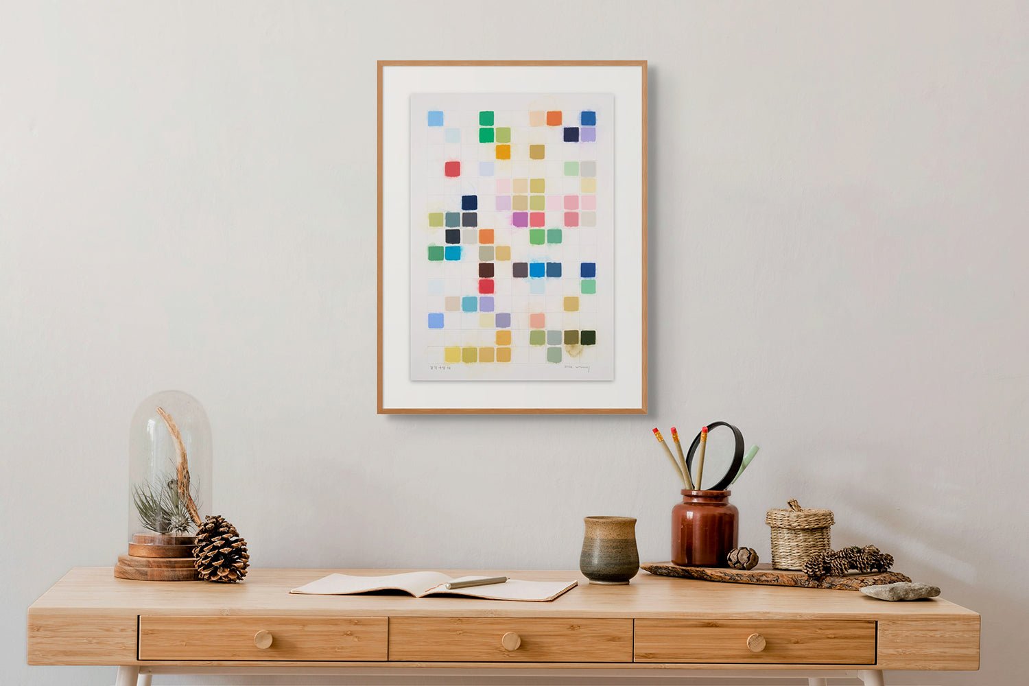 Sinnliche Komposition 17 - Kyong Lee - Abstract Painting - Ideelart