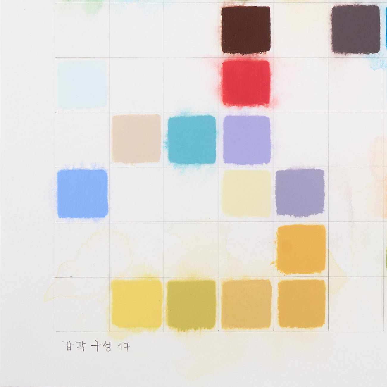 Sinnliche Komposition 17 - Kyong Lee - Abstract Painting - Ideelart