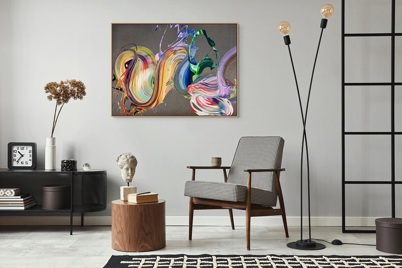 Por Favor - Nikolaos Schizas - Abstract Painting - Ideelart