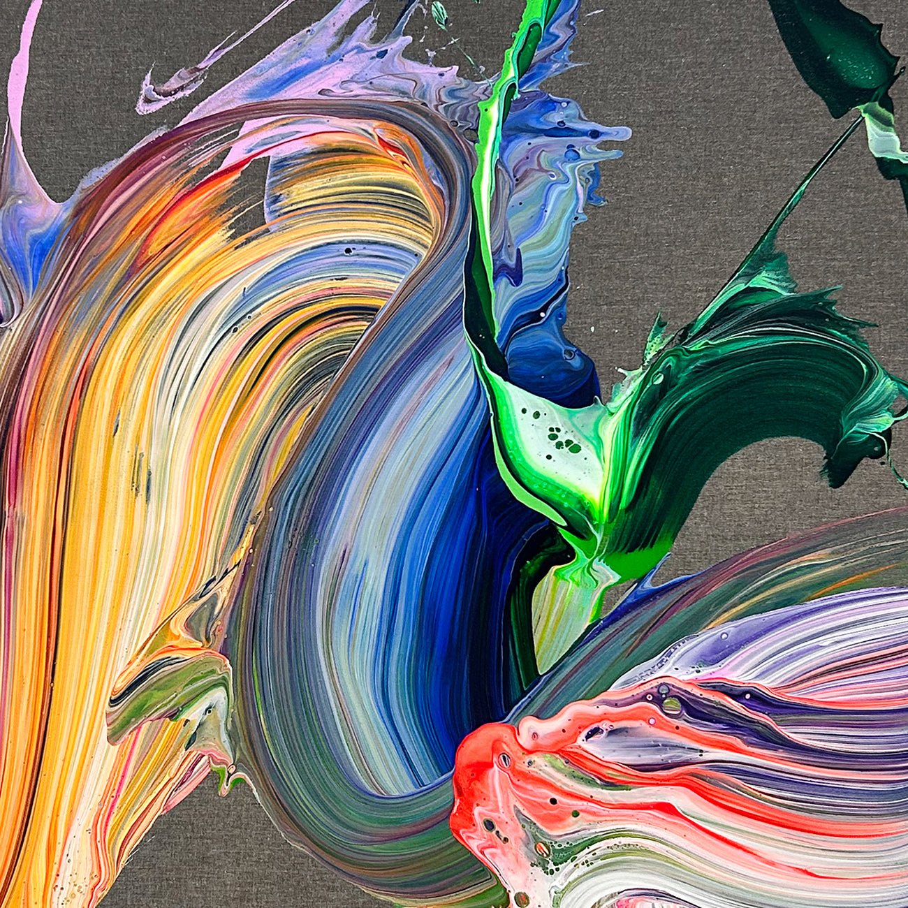 Por Favor - Nikolaos Schizas - Abstract Painting - Ideelart