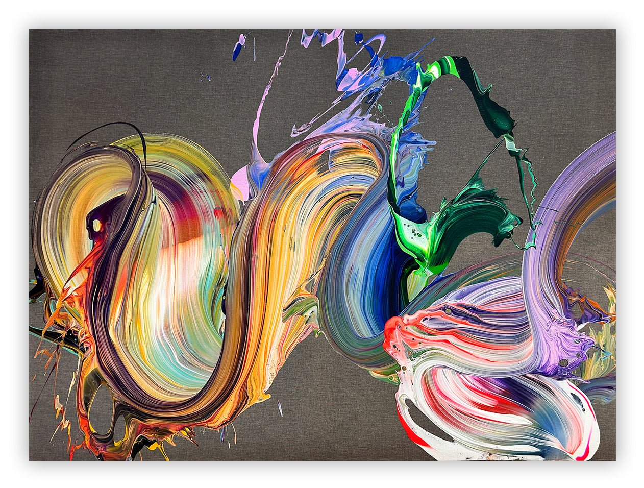 Por Favor - Nikolaos Schizas - Abstract Painting - Ideelart