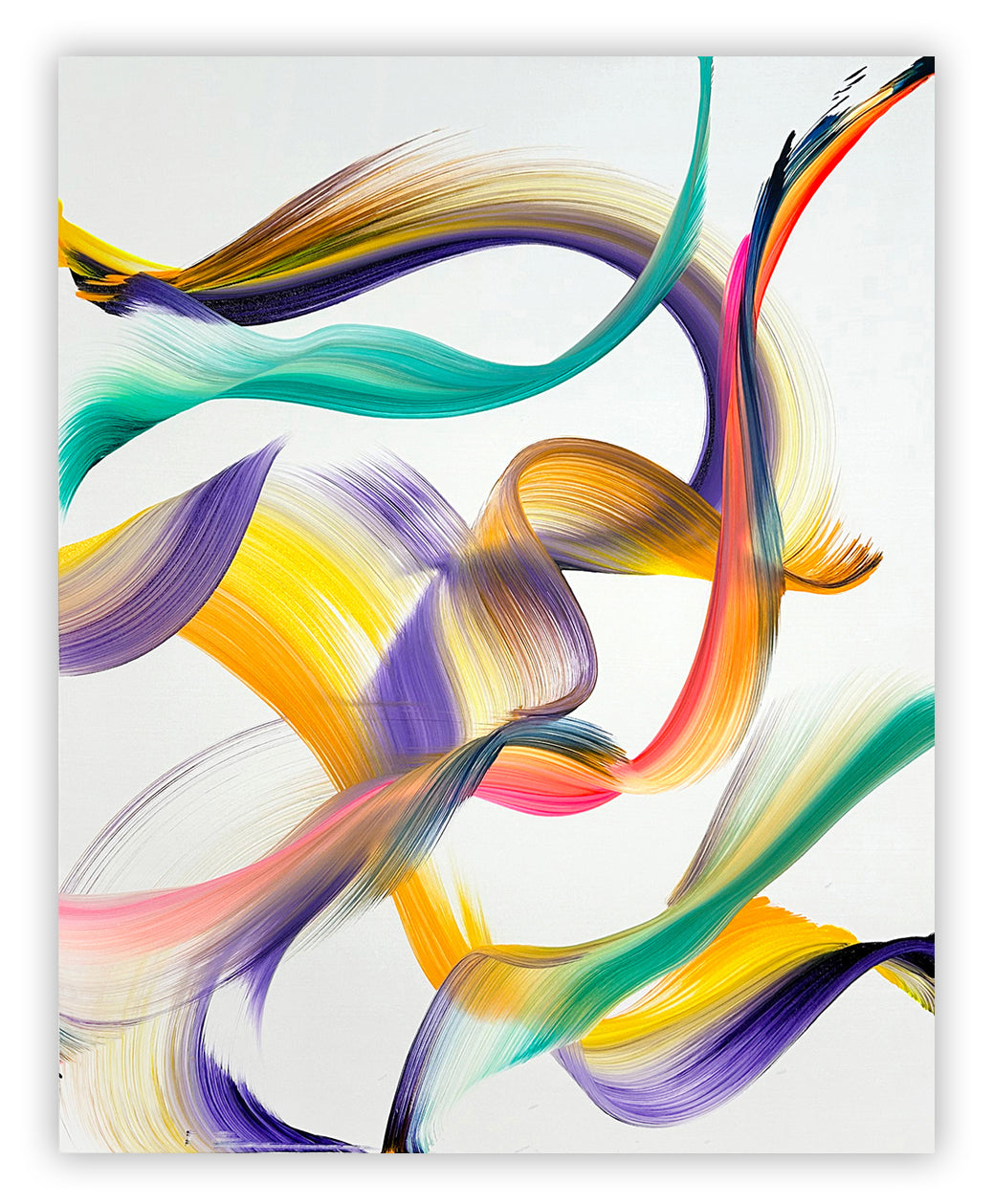 Paciencia Y Inquietud - Nikolaos Schizas - Abstract Painting - Ideelart