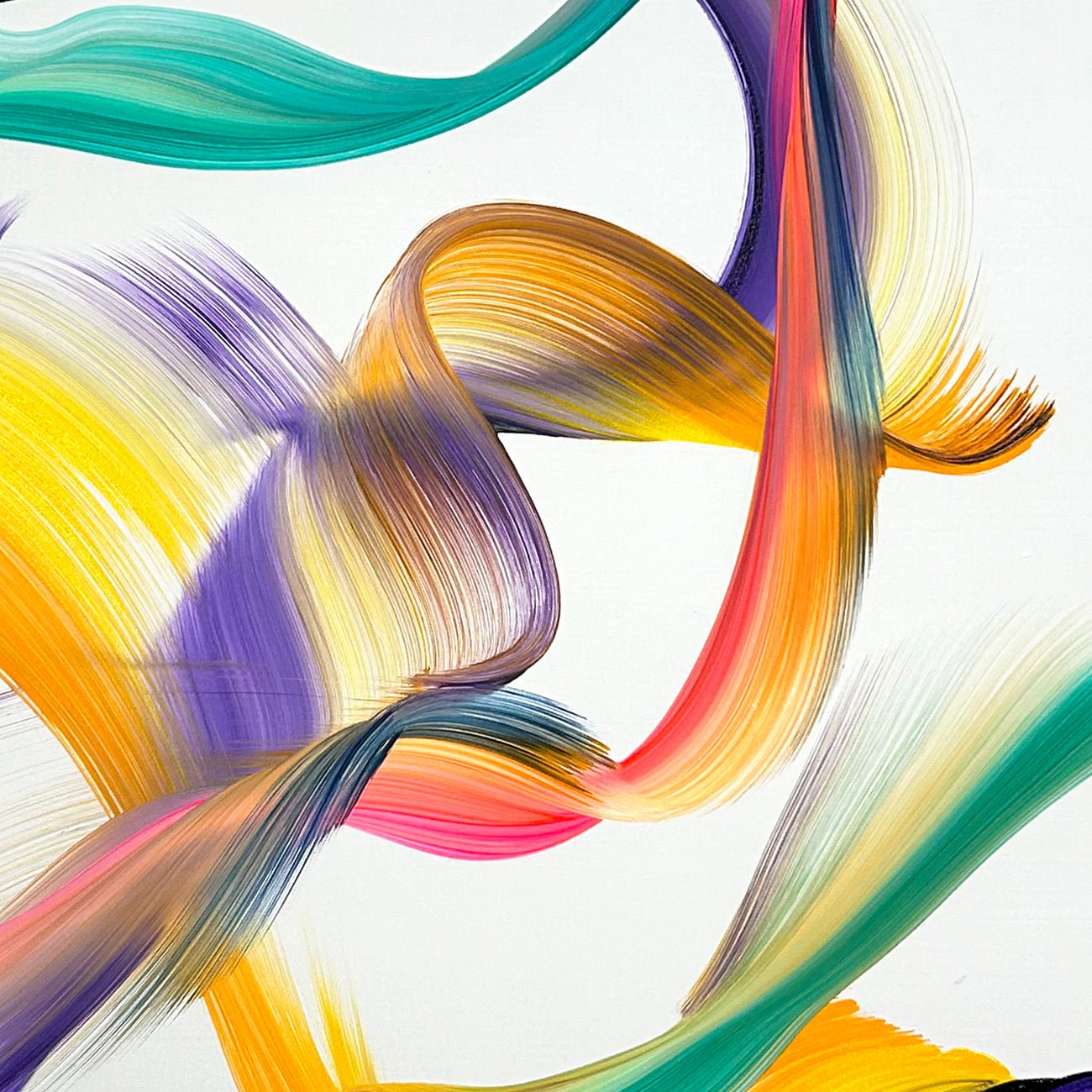 Paciencia Y Inquietud - Nikolaos Schizas - Abstract Painting - Ideelart