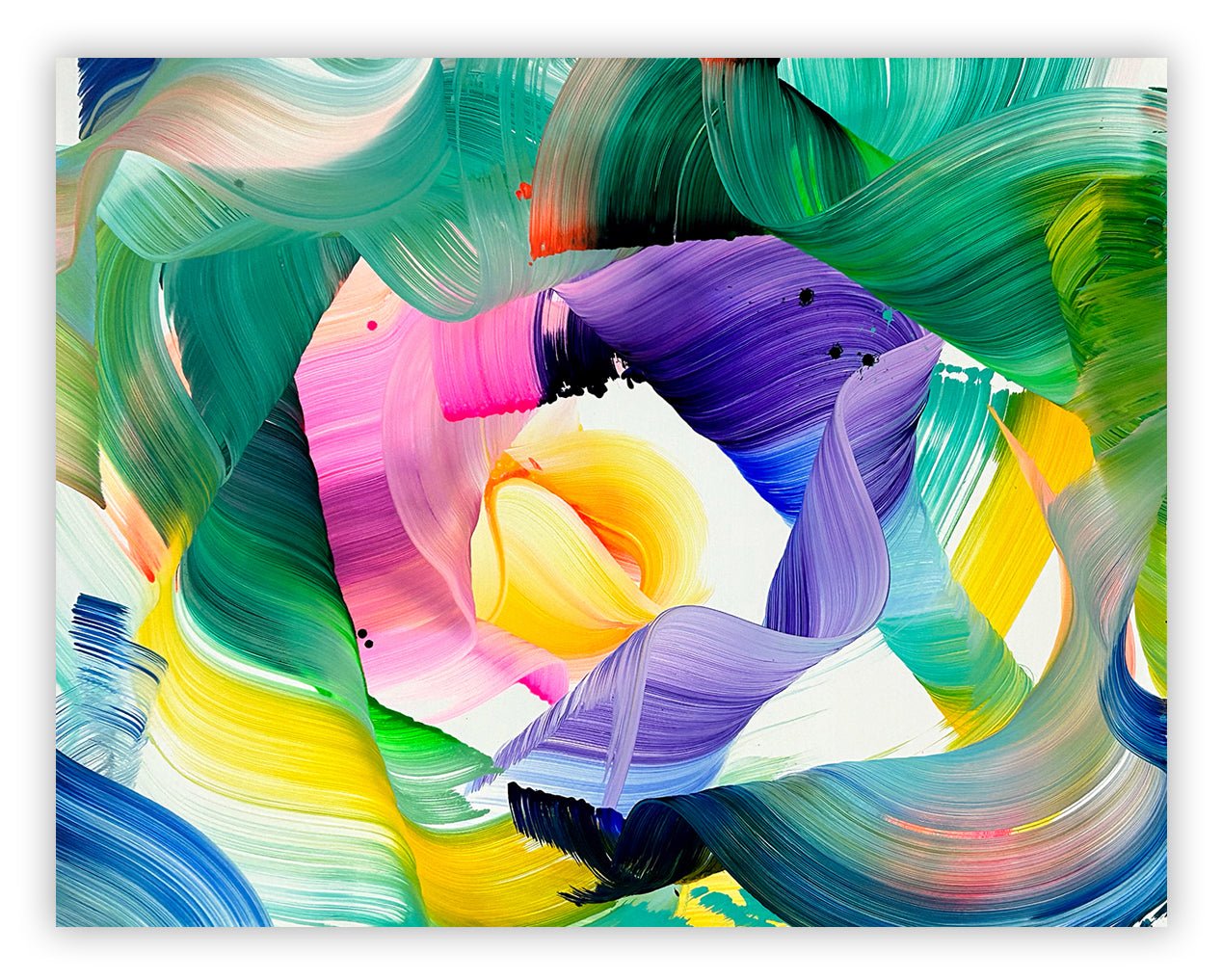 Time Will Tell - Nikolaos Schizas - Abstract Painting - Ideelart