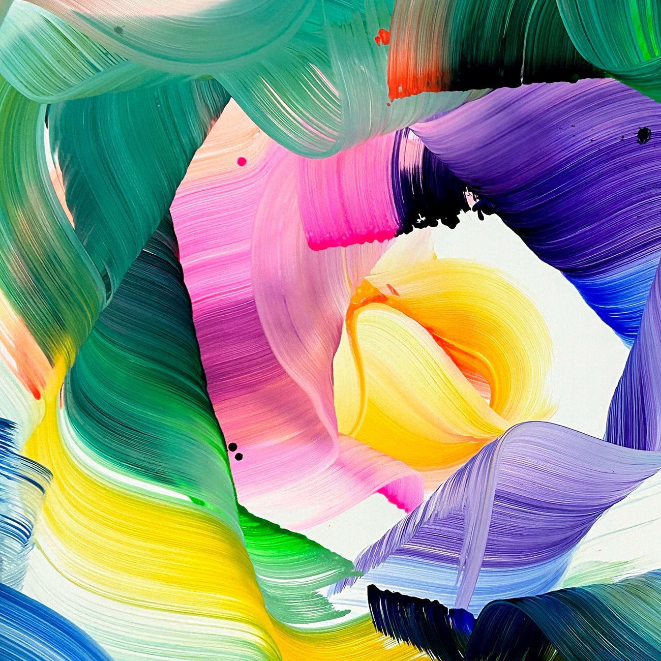 Time Will Tell - Nikolaos Schizas - Abstract Painting - Ideelart