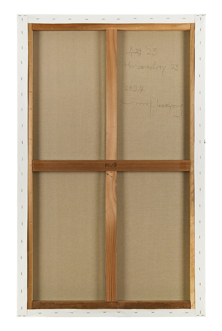 Color As Adjective — Horizontally 23 - Kyong Lee - Abstract Painting - Ideelart