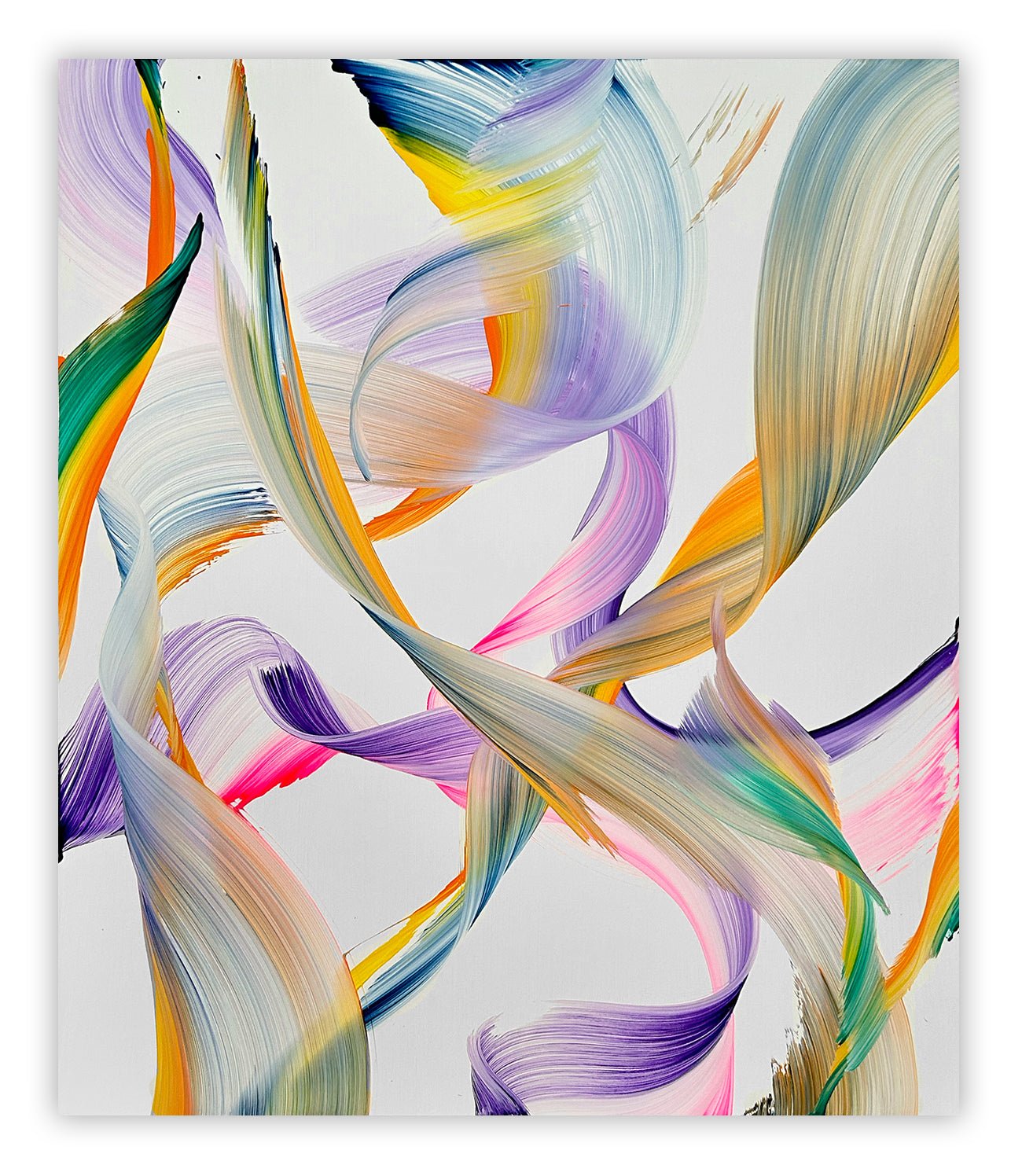 A Long Long Way - Nikolaos Schizas - Abstract Painting - Ideelart