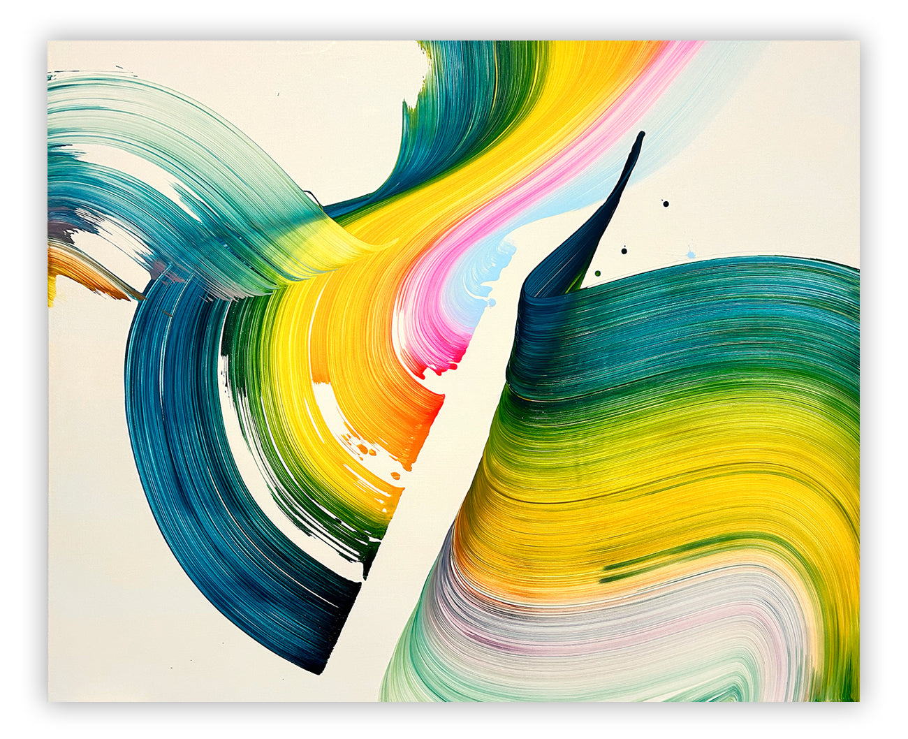 Exotic Dreams - Nikolaos Schizas - Abstract Painting - Ideelart