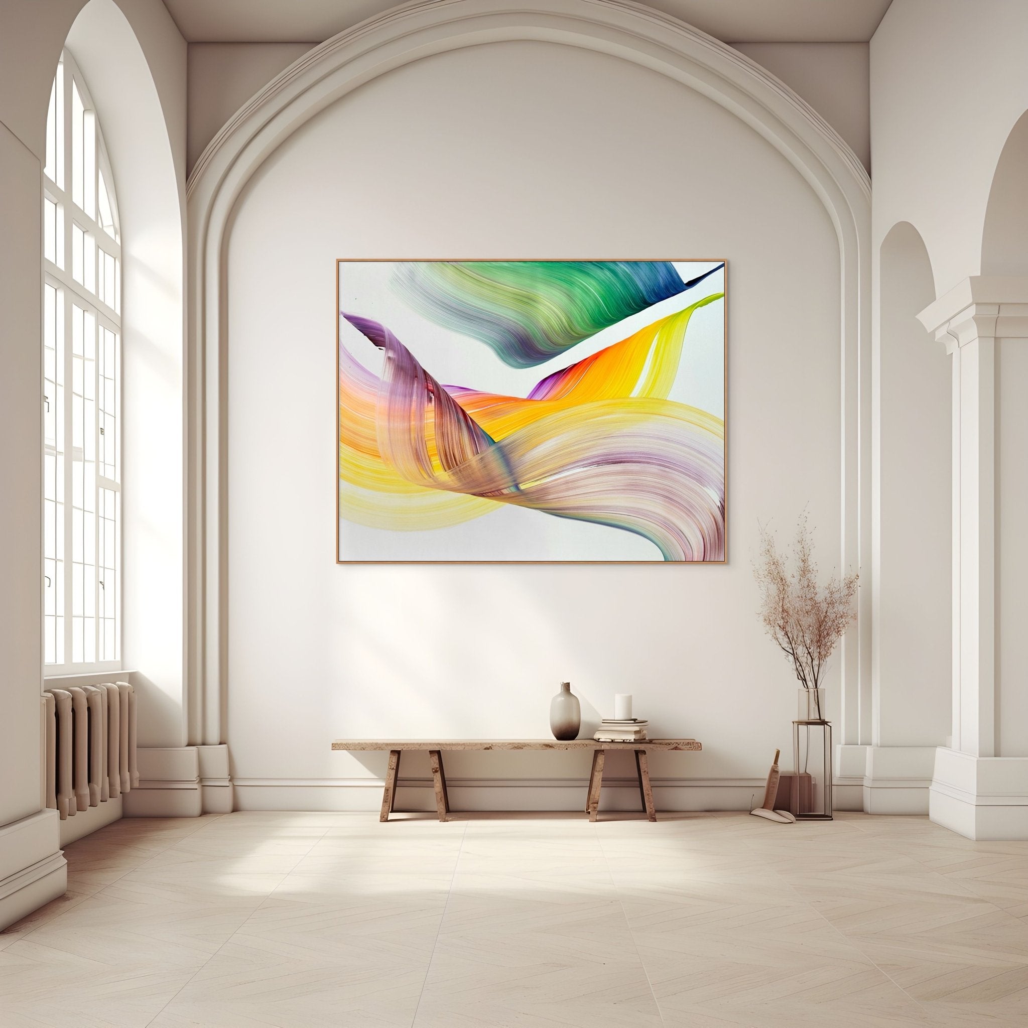 Tu Falta De Querer - Nikolaos Schizas - Abstract Painting - Ideelart