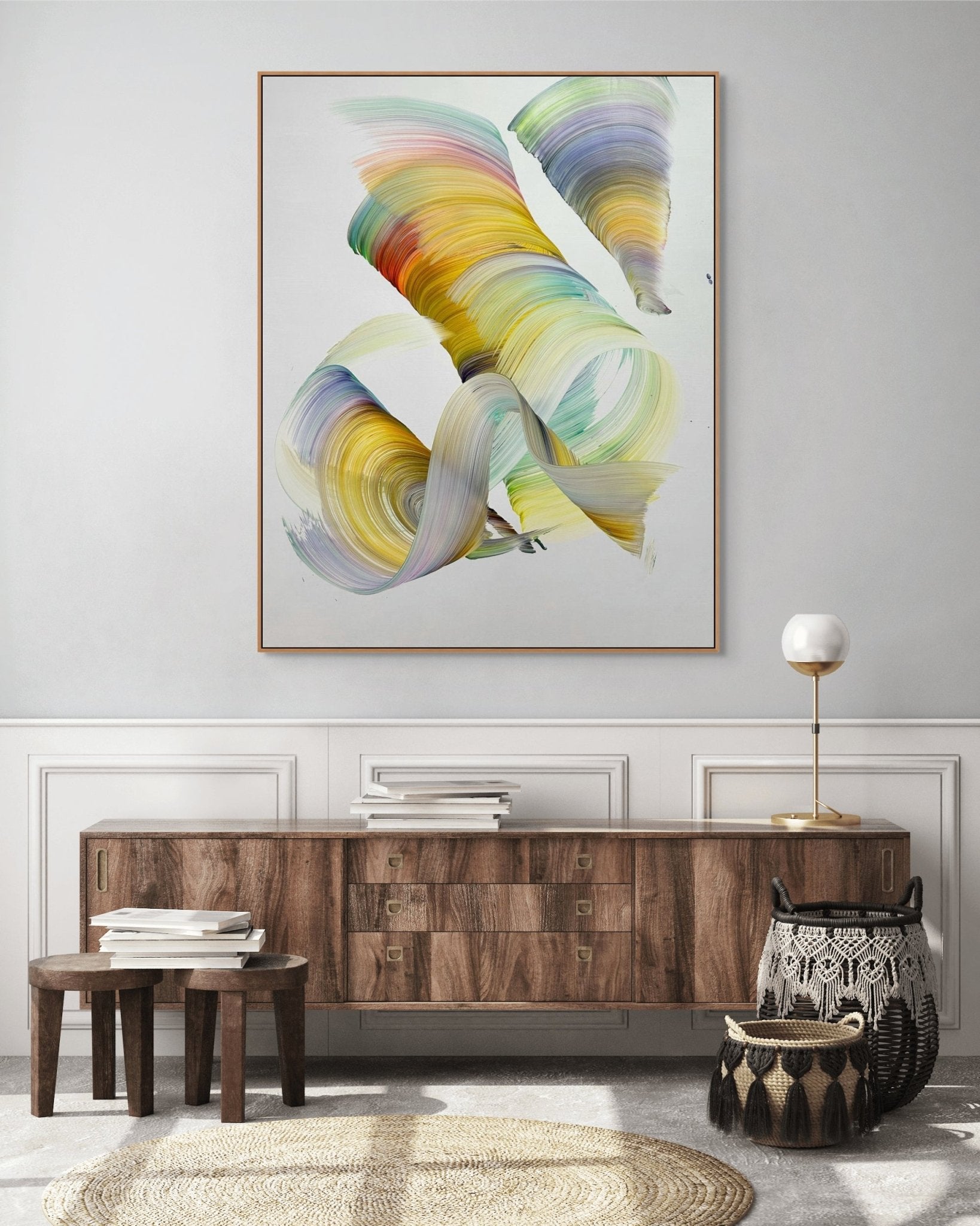 Sparks - Nikolaos Schizas - Abstract Painting - Ideelart