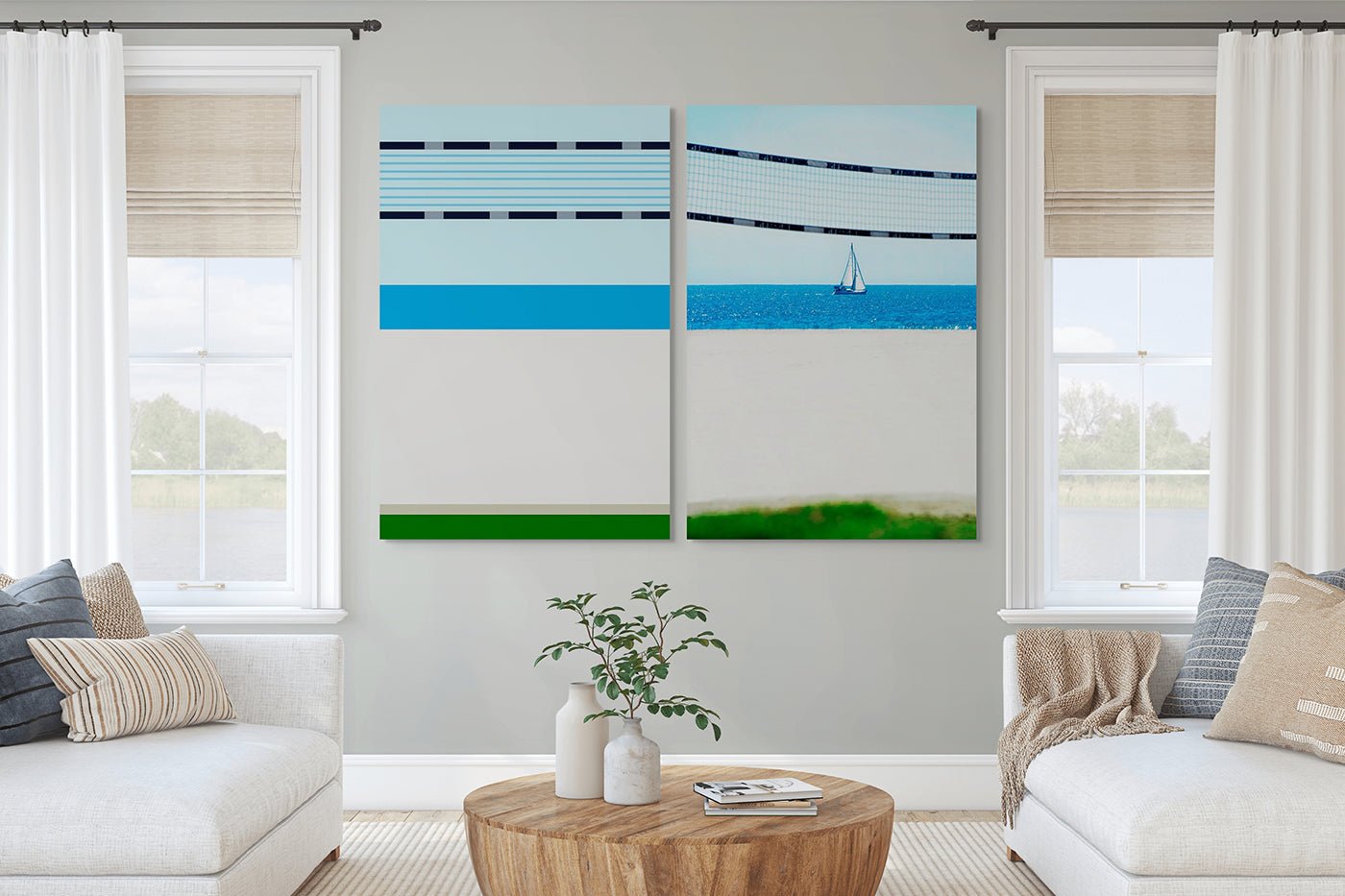 Temporal Perception 4 (Diptych) - Serge Hamad - Abstract Photography - Ideelart