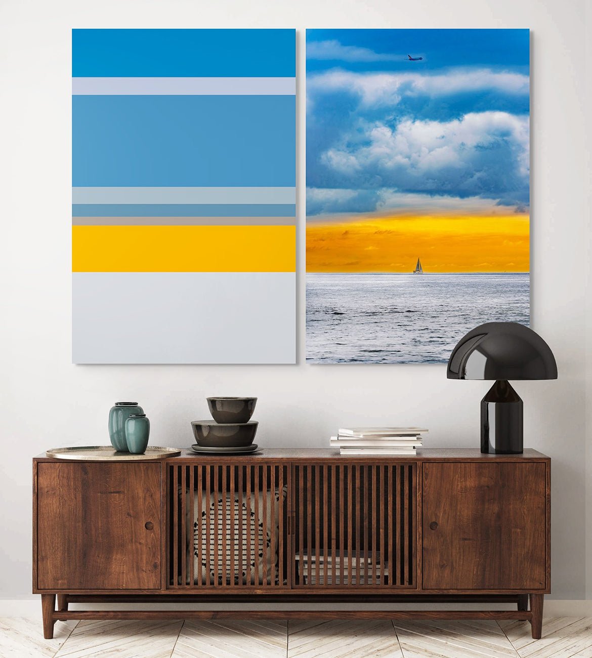 Temporal Perception 36 (Diptych) - Serge Hamad - Abstract Photography - Ideelart