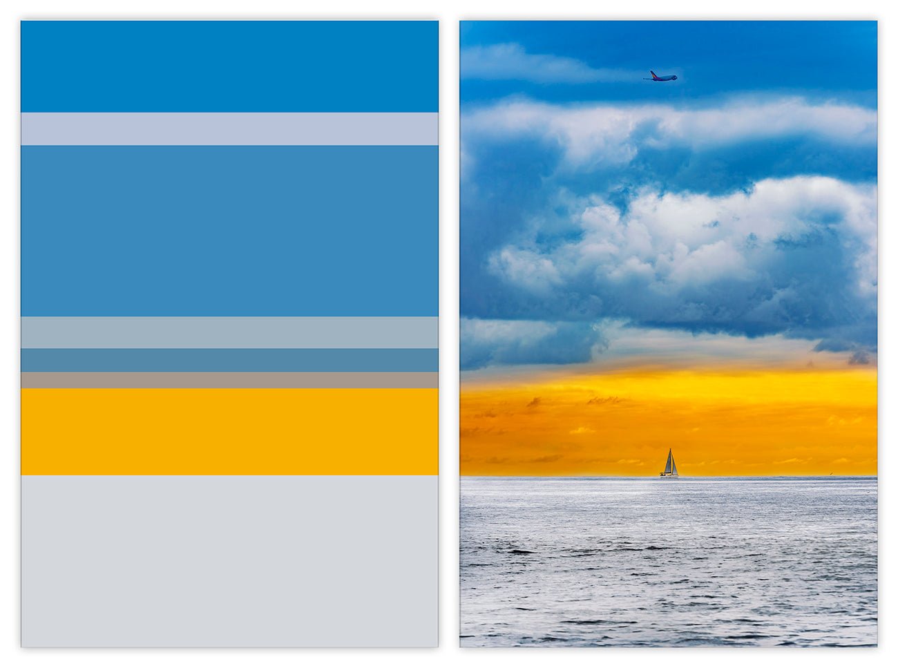 Temporal Perception 36 (Diptych) - Serge Hamad - Abstract Photography - Ideelart