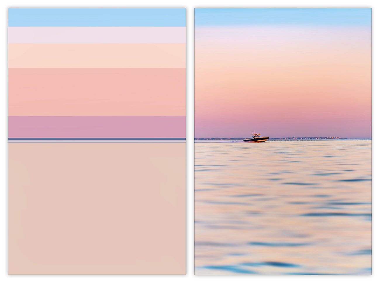 Temporal Perception 111 (Diptych) - Serge Hamad - Abstract Photography - Ideelart