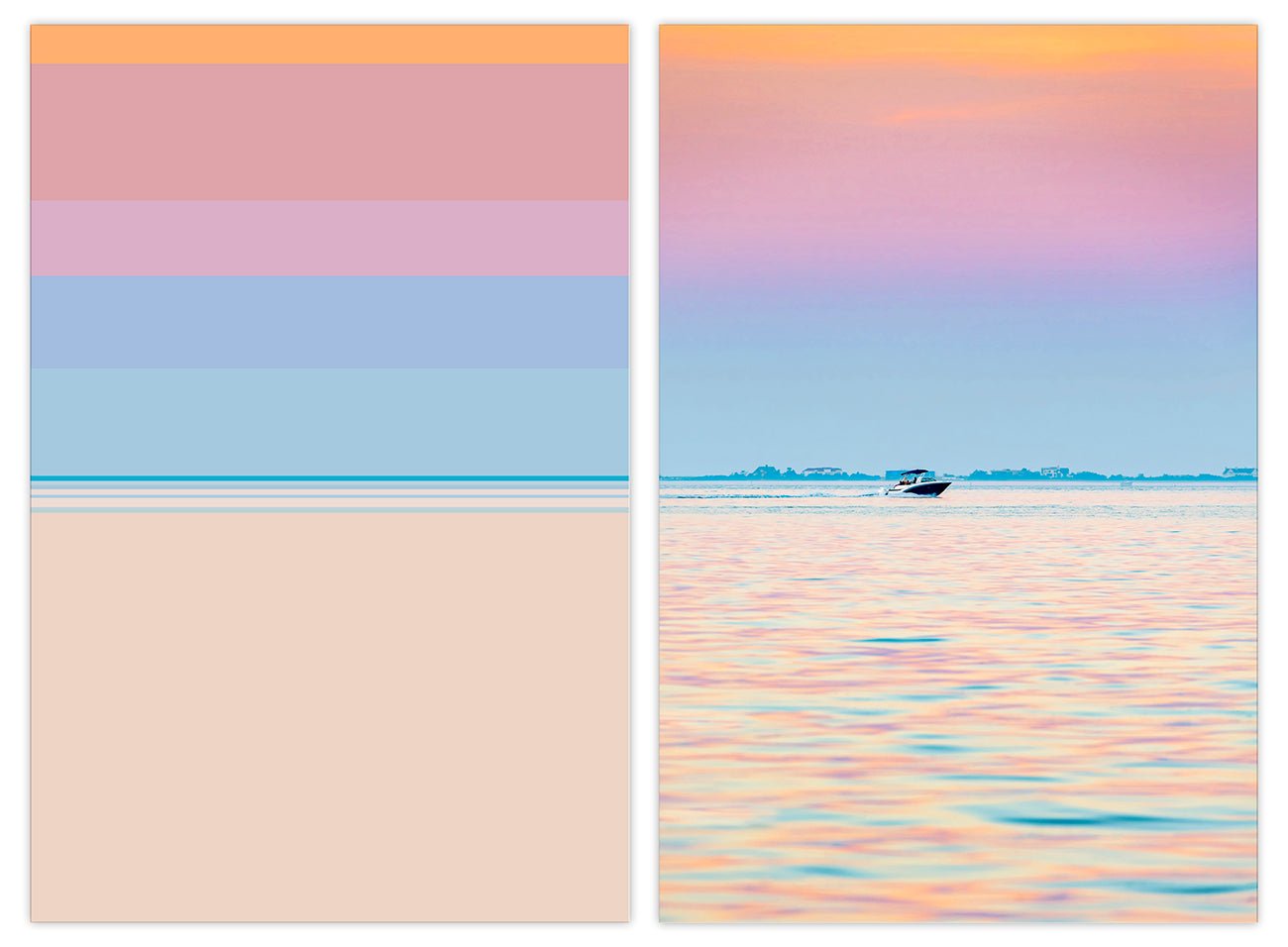 Temporal Perception 114 (Diptych) - Serge Hamad - Abstract Photography - Ideelart