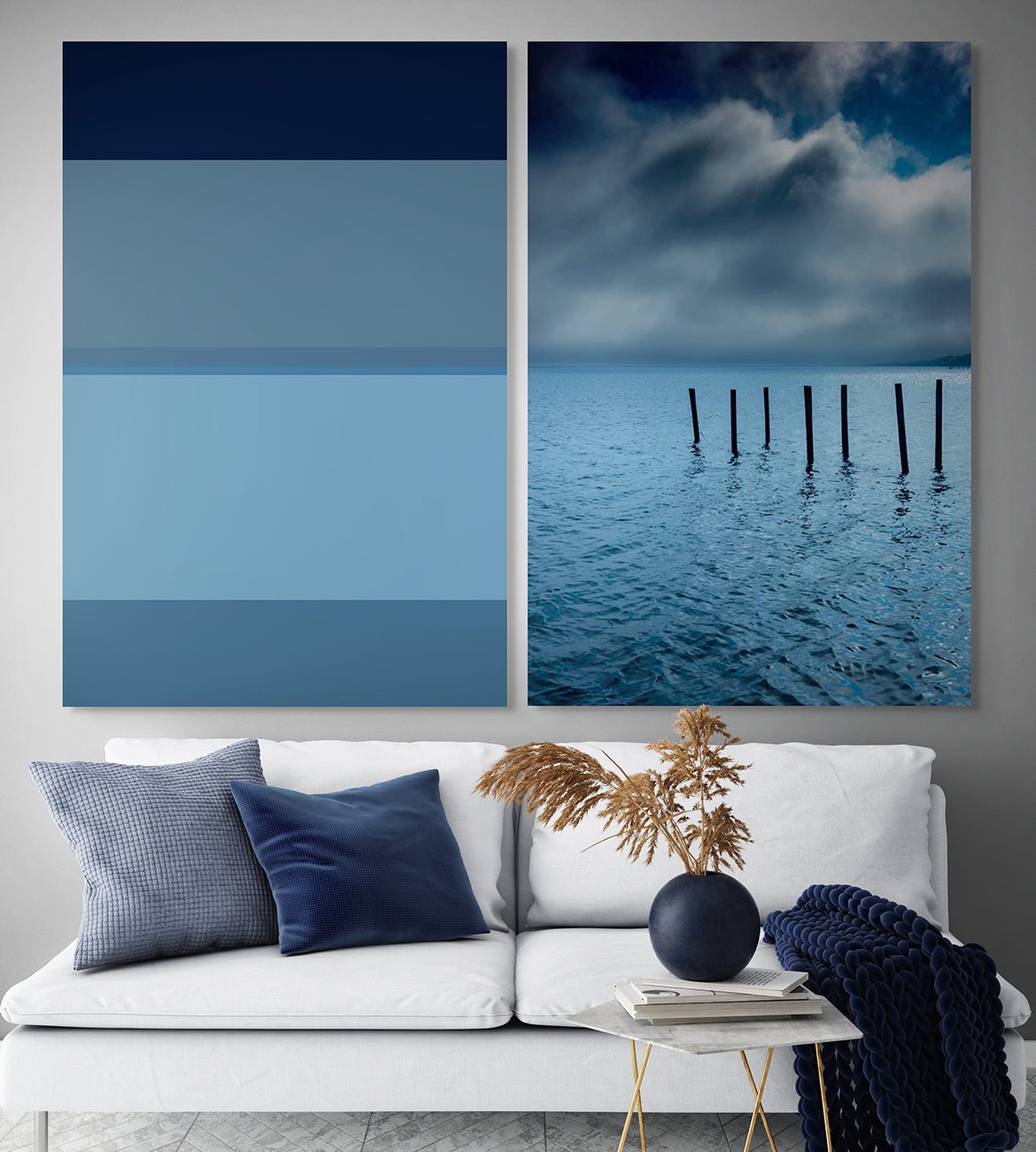 Temporal Perception 119 (Diptych) - Serge Hamad - Abstract Photography - Ideelart