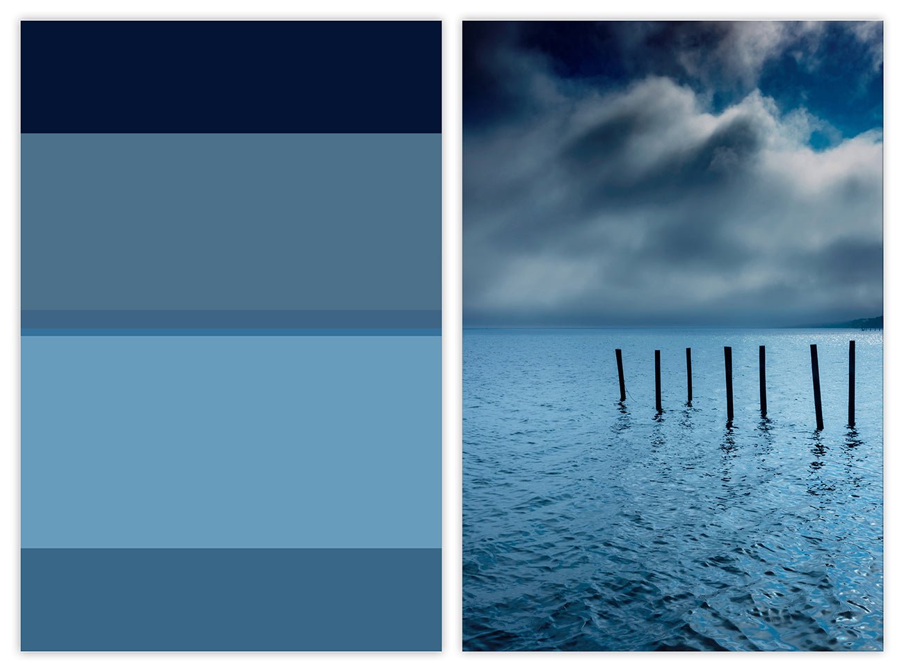Temporal Perception 119 (Diptych) - Serge Hamad - Abstract Photography - Ideelart