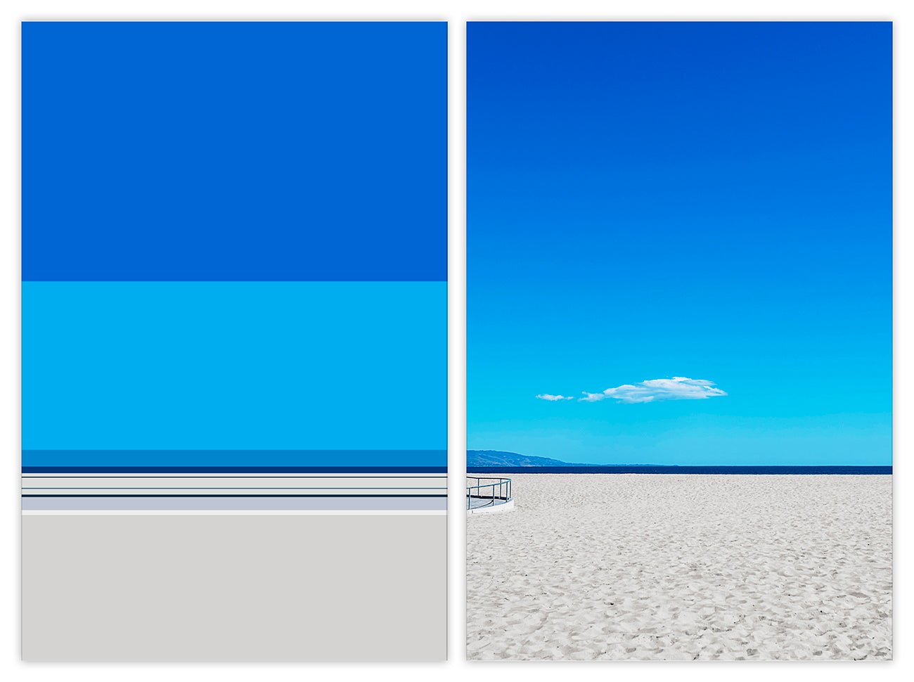Temporal Perception 361 (Diptych) - Serge Hamad - Abstract Photography - Ideelart