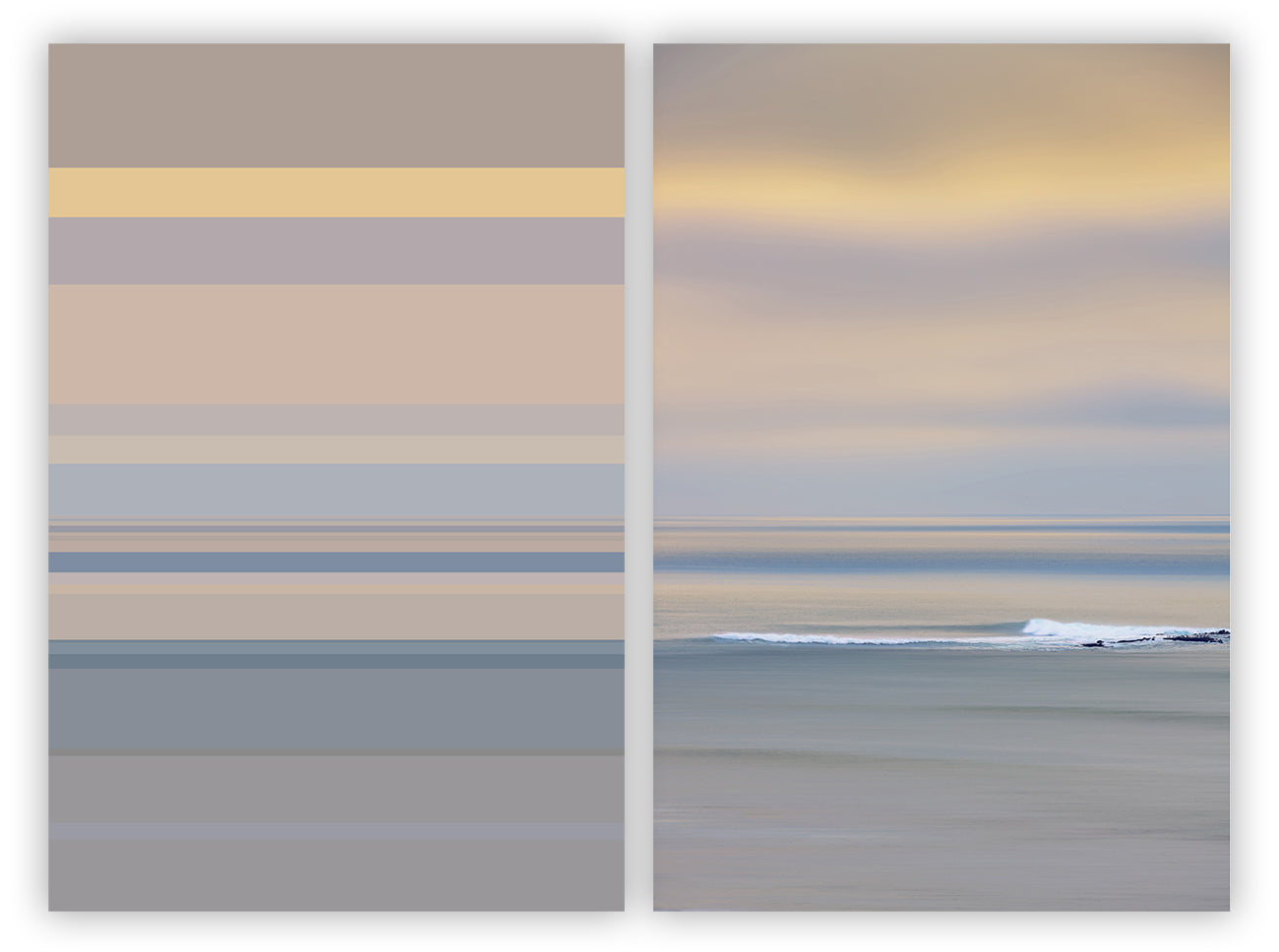 Temporal Perception # Petite Vague (Diptych)