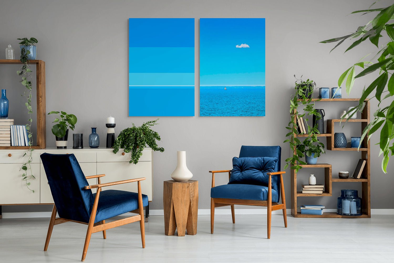 Temporal Perception 365 (Diptych) - Serge Hamad - Abstract Photography - Ideelart