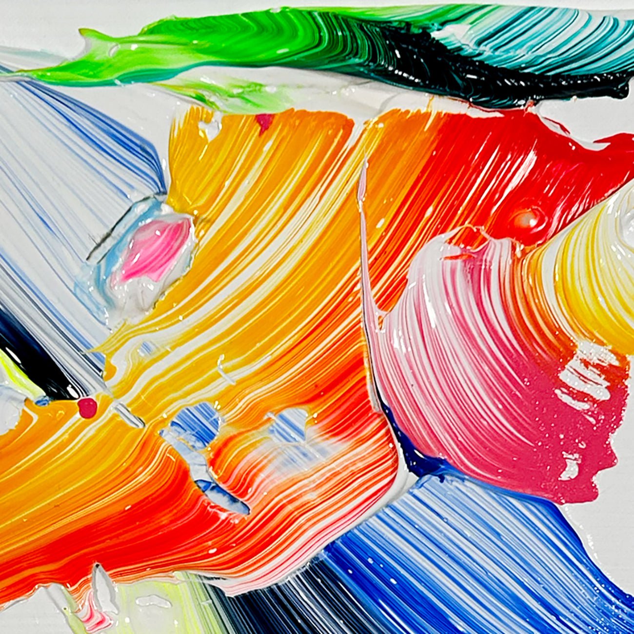 A True Story - Nikolaos Schizas - Abstract Painting - Ideelart