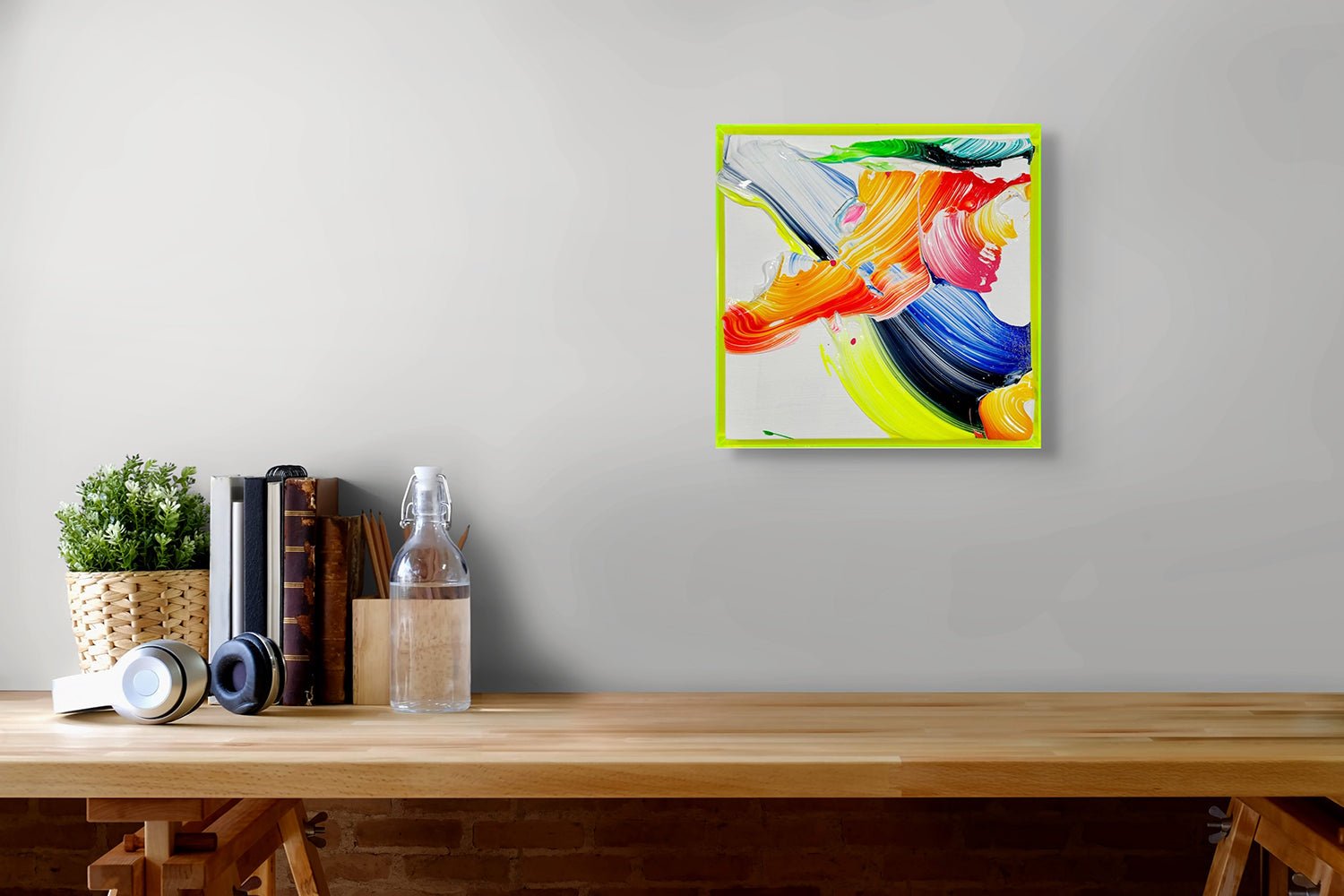 A True Story - Nikolaos Schizas - Abstract Painting - Ideelart