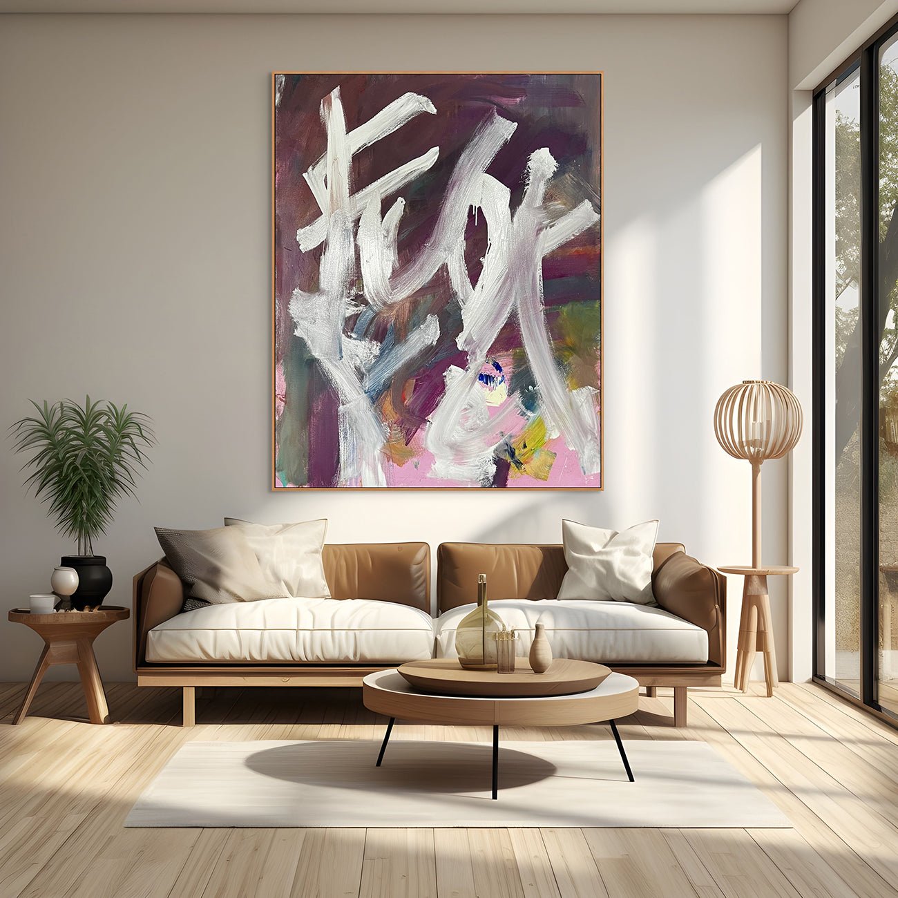 Violet Candy - Tommaso Fattovich - Abstract Painting - Ideelart