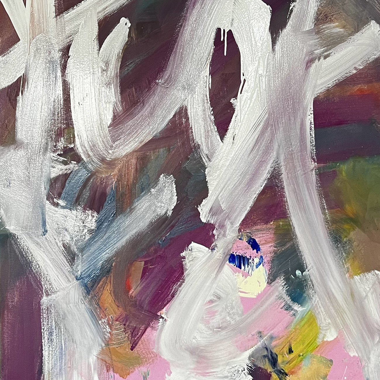 Violet Candy - Tommaso Fattovich - Abstract Painting - Ideelart