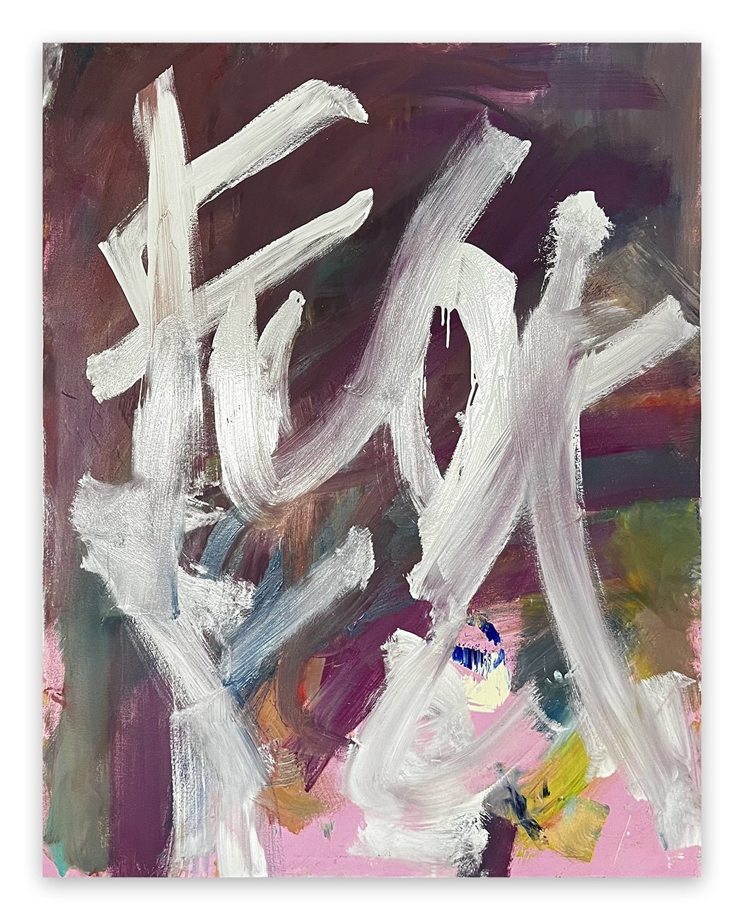 Violet Candy - Tommaso Fattovich - Abstract Painting - Ideelart