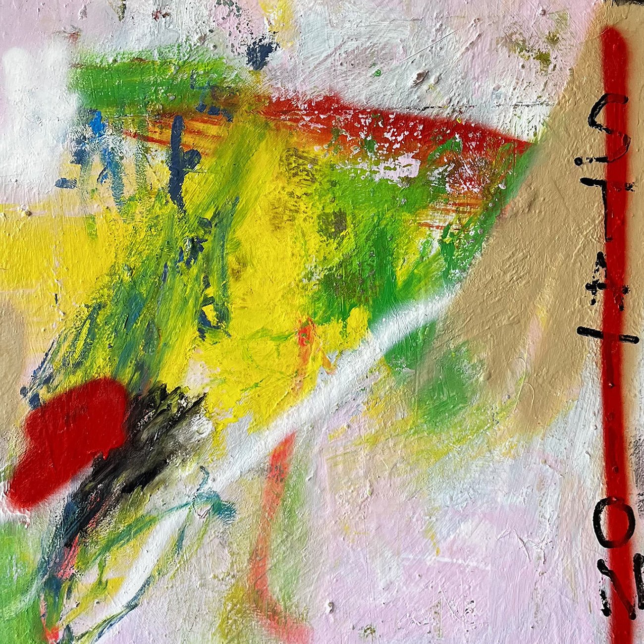 Station - Tommaso Fattovich - Abstract Painting - Ideelart