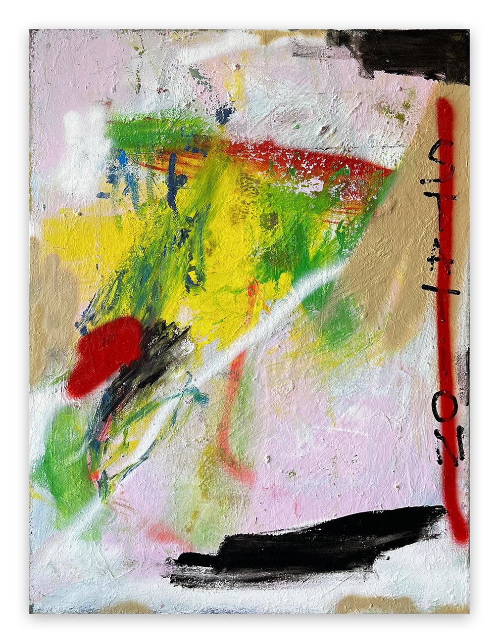 Station - Tommaso Fattovich - Abstract Painting - Ideelart