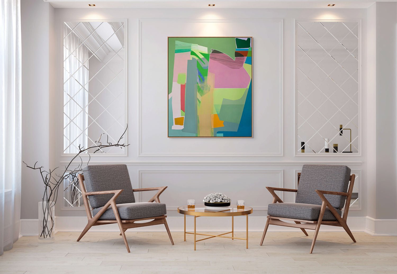 sbc 227 - Susan Cantrick - Abstract Painting - Ideelart