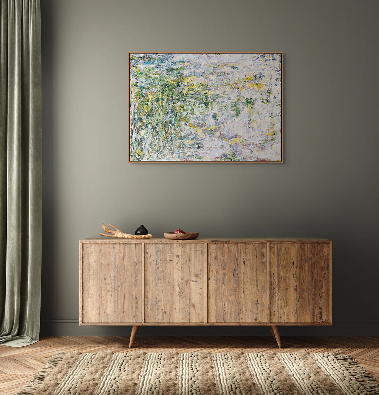 Untitled 19153 - Martin Reyna - Abstract Painting - Ideelart