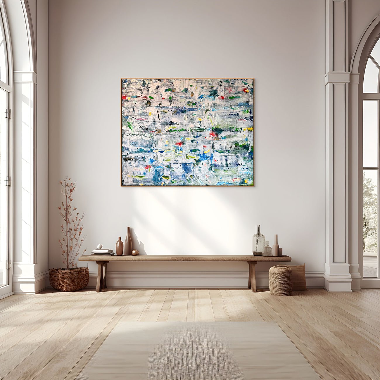 Untitled 23035 - Martin Reyna - Abstract Painting - Ideelart