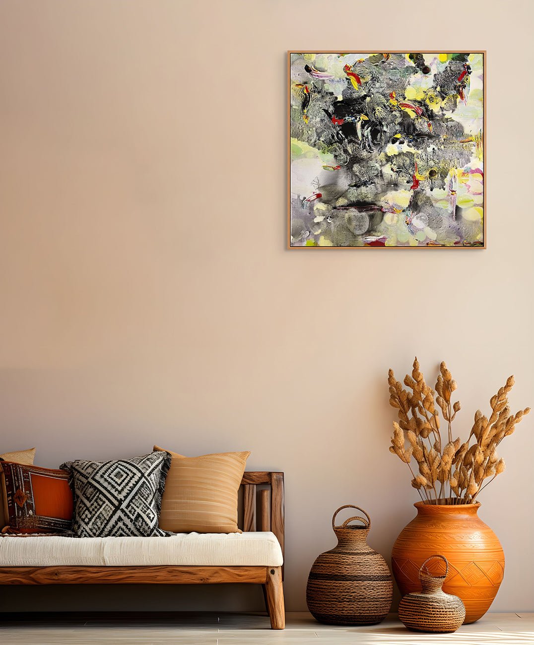 Untitled 23038 - Martin Reyna - Abstract Painting - Ideelart