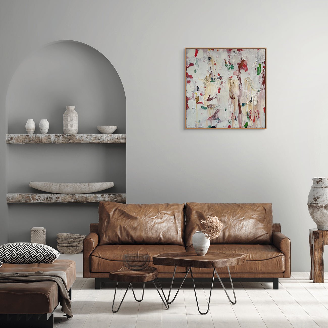 Untitled 24243 - Martin Reyna - Abstract Painting - Ideelart