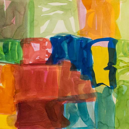 Yaddo A - Melissa Meyer - Abstract Painting - Ideelart