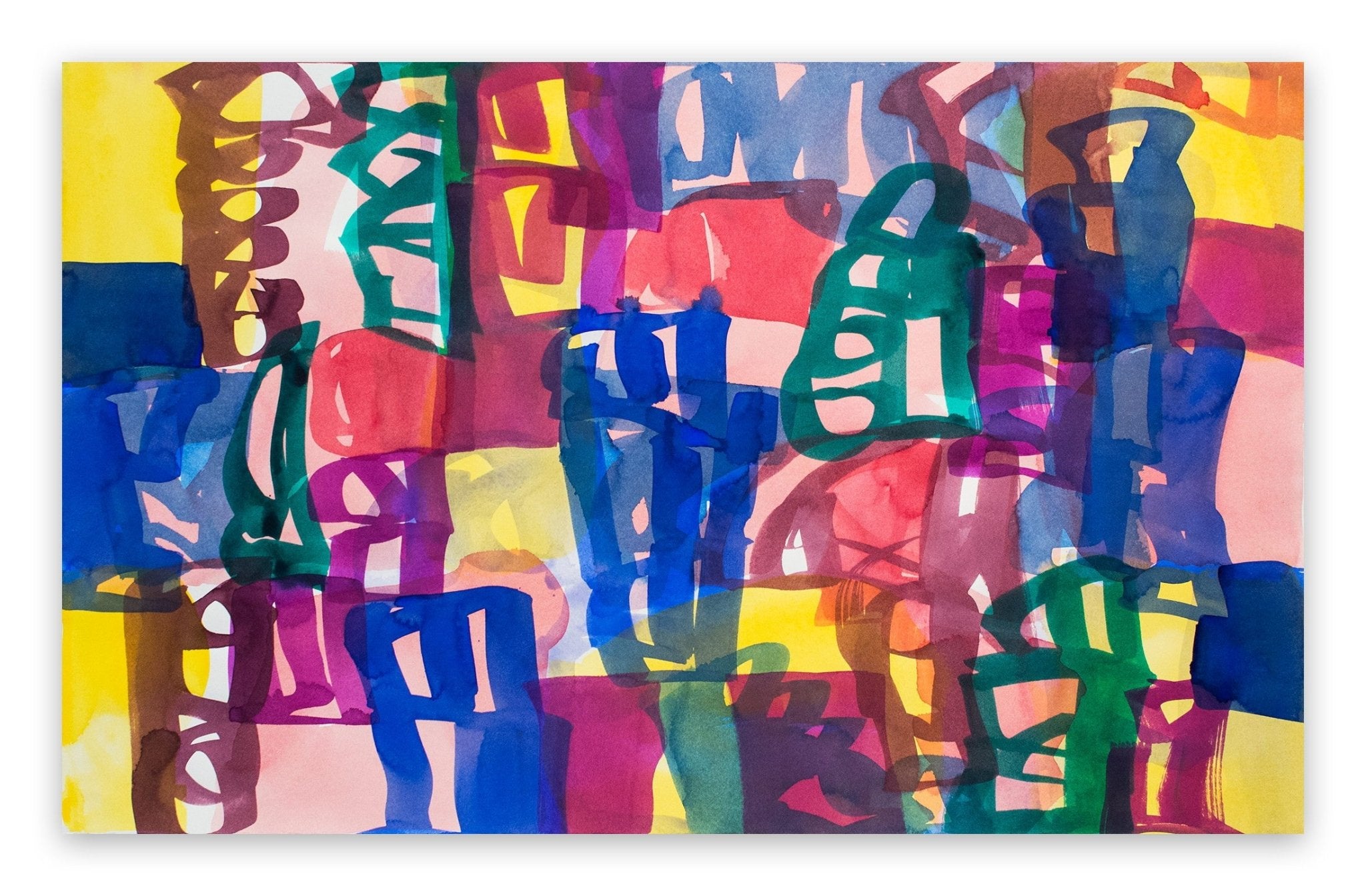 Ambassade 44 - Melissa Meyer - Abstract Painting - Ideelart