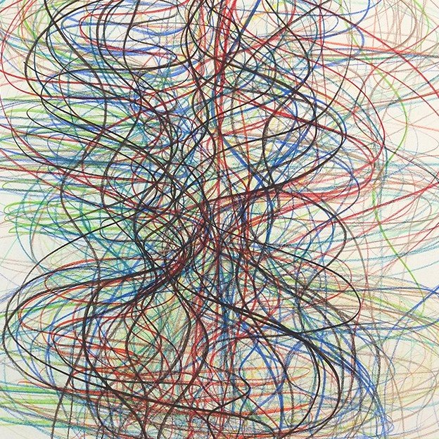 Tempo 2 - Margaret Neill - Abstract Drawing - Ideelart