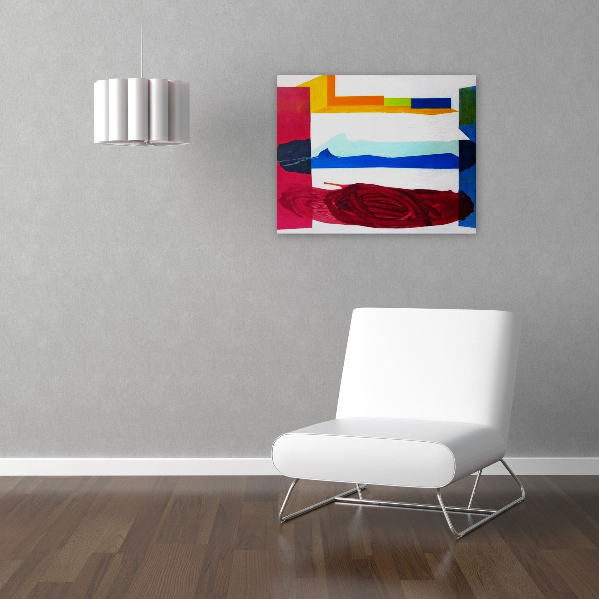 Span - Laura Newman - Abstract Painting - Ideelart